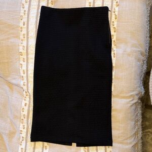 Elegant Loft Black Pencil Skirt